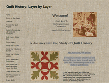 Tablet Screenshot of coveringquilthistory.com